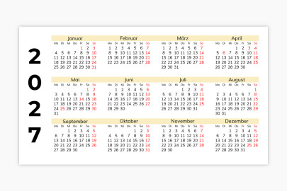 Taschenkalender - Schablone ID 647