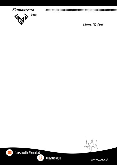 Briefpapier - Schablone ID 17713