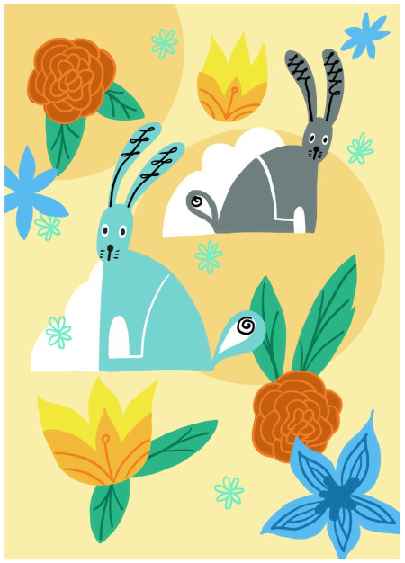 Postkarten - Schablone ID 17728