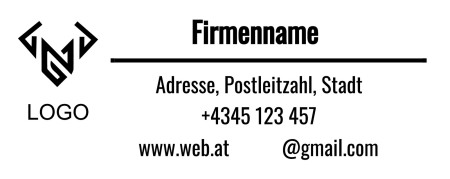 Selbstfärbende Stempel - Schablone ID 17784