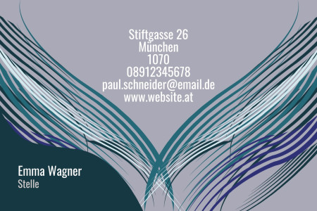 Visitenkarten - Schablone ID 17795