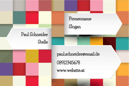 Visitenkarten - Schablone ID 17811