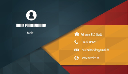 Visitenkarten - Schablone ID 17815