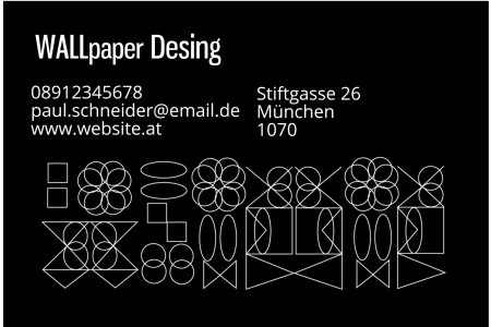 Visitenkarten - Schablone ID 17825