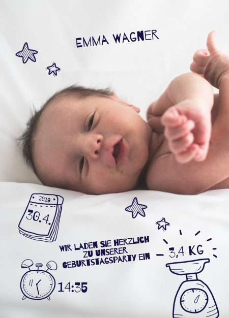 Partyeinladungen - Schablone ID 17927