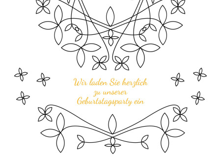 Partyeinladungen - Schablone ID 17934