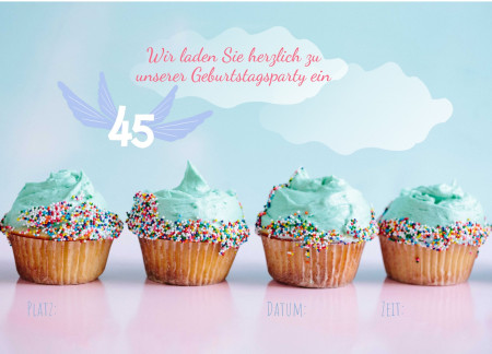 Partyeinladungen - Schablone ID 17942