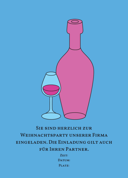 Partyeinladungen - Schablone ID 17961