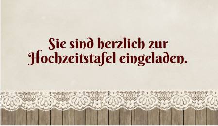 Einladungen zur Hochzeitsfeier - Schablone ID 18149