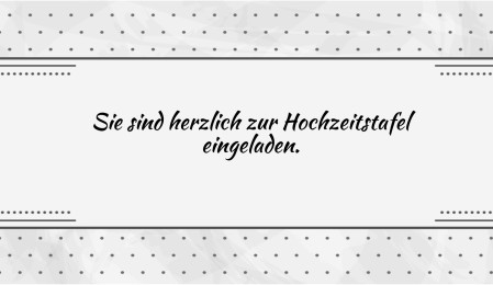 Einladungen zur Hochzeitsfeier - Schablone ID 18152