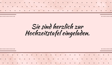 Einladungen zur Hochzeitsfeier - Schablone ID 18153