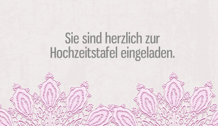 Einladungen zur Hochzeitsfeier - Schablone ID 18157