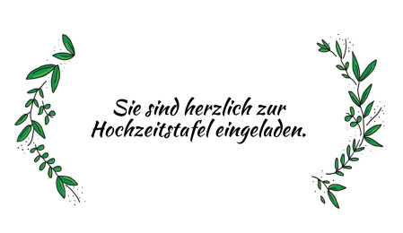 Einladungen zur Hochzeitsfeier - Schablone ID 18178