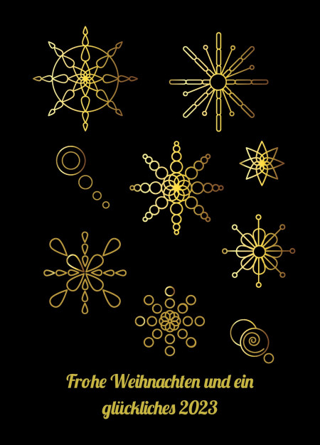 Weihnachtskarten - Schablone ID 18202