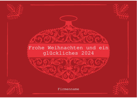 Weihnachtskarten - Schablone ID 18209