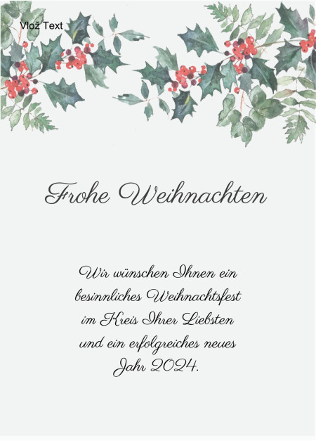 Weihnachtskarten drucken